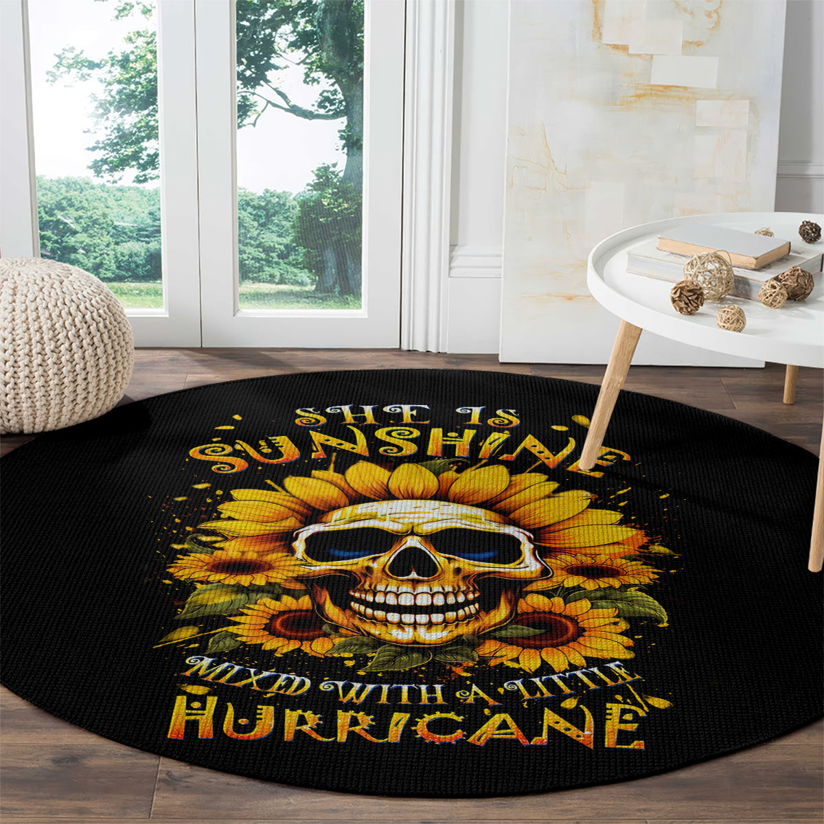 sunflower-skull-round-carpet-she-is-sunshine-mixed-with-a-little-hurricance