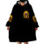 Sunflower Skull Wearable Blanket Hoodie She Is Sunshine Mixed With A Little Hurricance - Wonder Print Shop