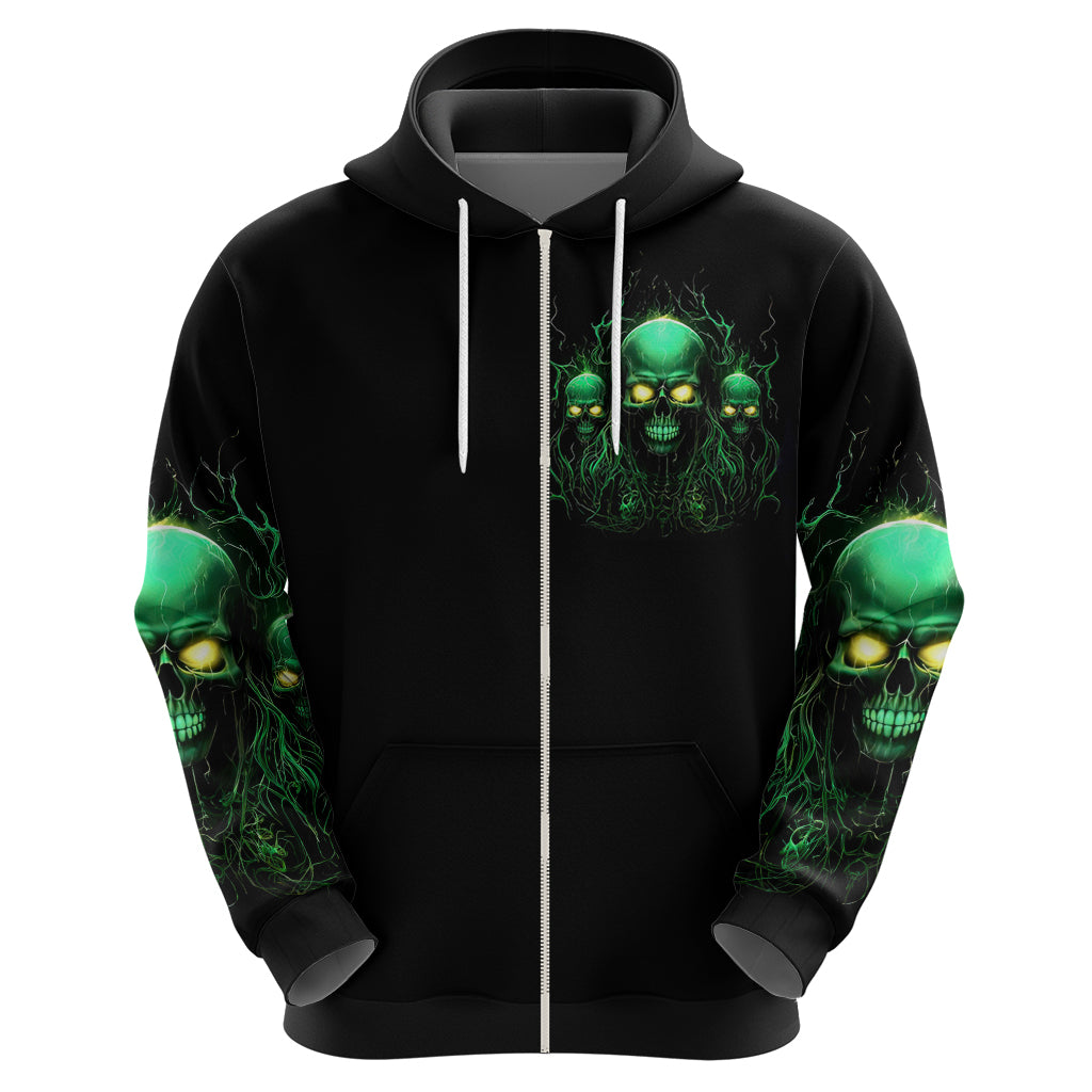 Thnder Skull Hoodie One Day I Gonna Just Say F It All - Wonder Print Shop