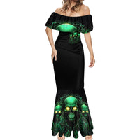 Thnder Skull Mermaid Dress One Day I Gonna Just Say F It All - Wonder Print Shop