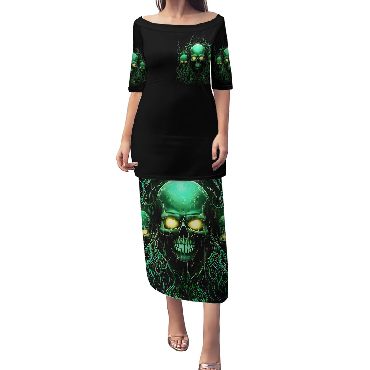 Thnder Skull Puletasi One Day I Gonna Just Say F It All - Wonder Print Shop