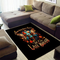 Couple Skull Area Rug From Our First Kiss Till Our Last Breath - Wonder Print Shop