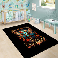 Couple Skull Area Rug From Our First Kiss Till Our Last Breath - Wonder Print Shop