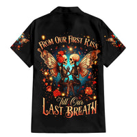 Couple Skull Family Matching Mermaid Dress and Hawaiian Shirt From Our First Kiss Till Our Last Breath - Wonder Print Shop
