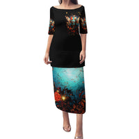 Couple Skull Puletasi From Our First Kiss Till Our Last Breath - Wonder Print Shop