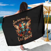 Couple Skull Sarong From Our First Kiss Till Our Last Breath - Wonder Print Shop