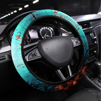 Couple Skull Steering Wheel Cover From Our First Kiss Till Our Last Breath - Wonder Print Shop