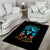 Witch Skull Halloween Area Rug I Didn't Becom A Witch - Wonder Print Shop