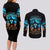 Witch Skull Halloween Couples Matching Long Sleeve Bodycon Dress and Long Sleeve Button Shirt I Didn't Becom A Witch - Wonder Print Shop