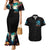 Witch Skull Halloween Couples Matching Mermaid Dress and Hawaiian Shirt I Didn't Becom A Witch - Wonder Print Shop