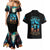 Witch Skull Halloween Couples Matching Mermaid Dress and Hawaiian Shirt I Didn't Becom A Witch - Wonder Print Shop