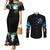 Witch Skull Halloween Couples Matching Mermaid Dress and Long Sleeve Button Shirt I Didn't Becom A Witch DT01