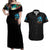 Witch Skull Halloween Couples Matching Off Shoulder Maxi Dress and Hawaiian Shirt I Didn't Becom A Witch - Wonder Print Shop