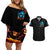 Witch Skull Halloween Couples Matching Off Shoulder Short Dress and Hawaiian Shirt I Didn't Becom A Witch - Wonder Print Shop