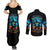 Witch Skull Halloween Couples Matching Summer Maxi Dress and Long Sleeve Button Shirt I Didn't Becom A Witch - Wonder Print Shop
