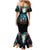 Witch Skull Halloween Family Matching Mermaid Dress and Hawaiian Shirt I Didn't Becom A Witch - Wonder Print Shop