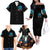 Witch Skull Halloween Family Matching Off Shoulder Long Sleeve Dress and Hawaiian Shirt I Didn't Becom A Witch - Wonder Print Shop