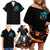 Witch Skull Halloween Family Matching Off Shoulder Short Dress and Hawaiian Shirt I Didn't Becom A Witch - Wonder Print Shop