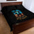Witch Skull Halloween Quilt Bed Set I Didn't Becom A Witch - Wonder Print Shop