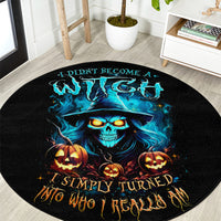 witch-skull-halloween-round-carpet-i-didnt-becom-a-witch