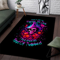 Witch Pumkin Skull Area Rug Don't Try To Figure Me Out I'm A Special - Wonder Print Shop