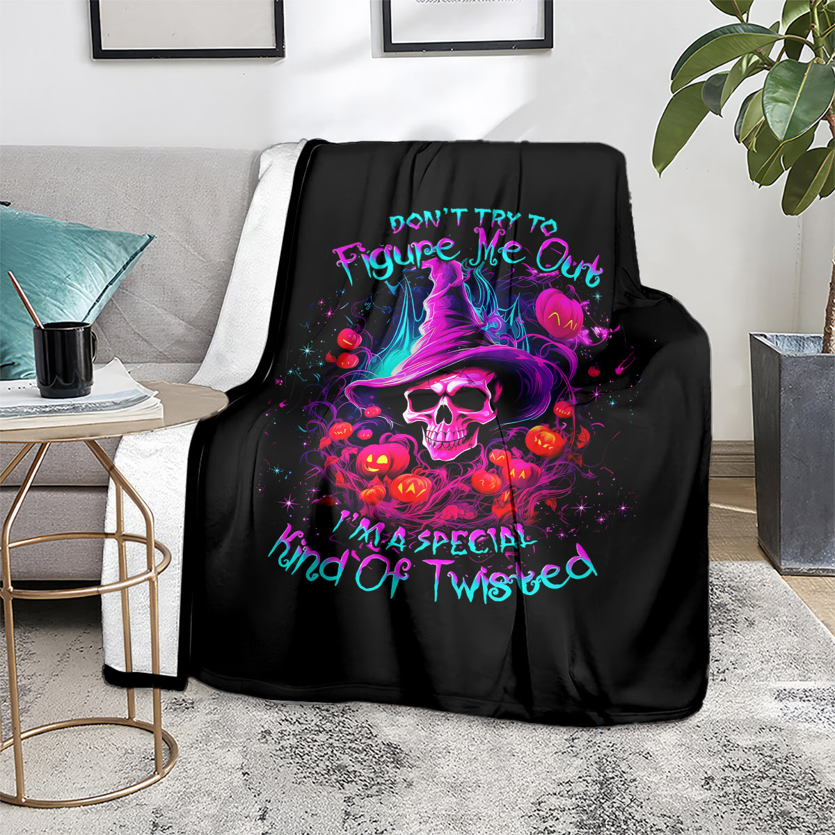 witch-pumkin-skull-blanket-dont-try-to-figure-me-out-im-a-special
