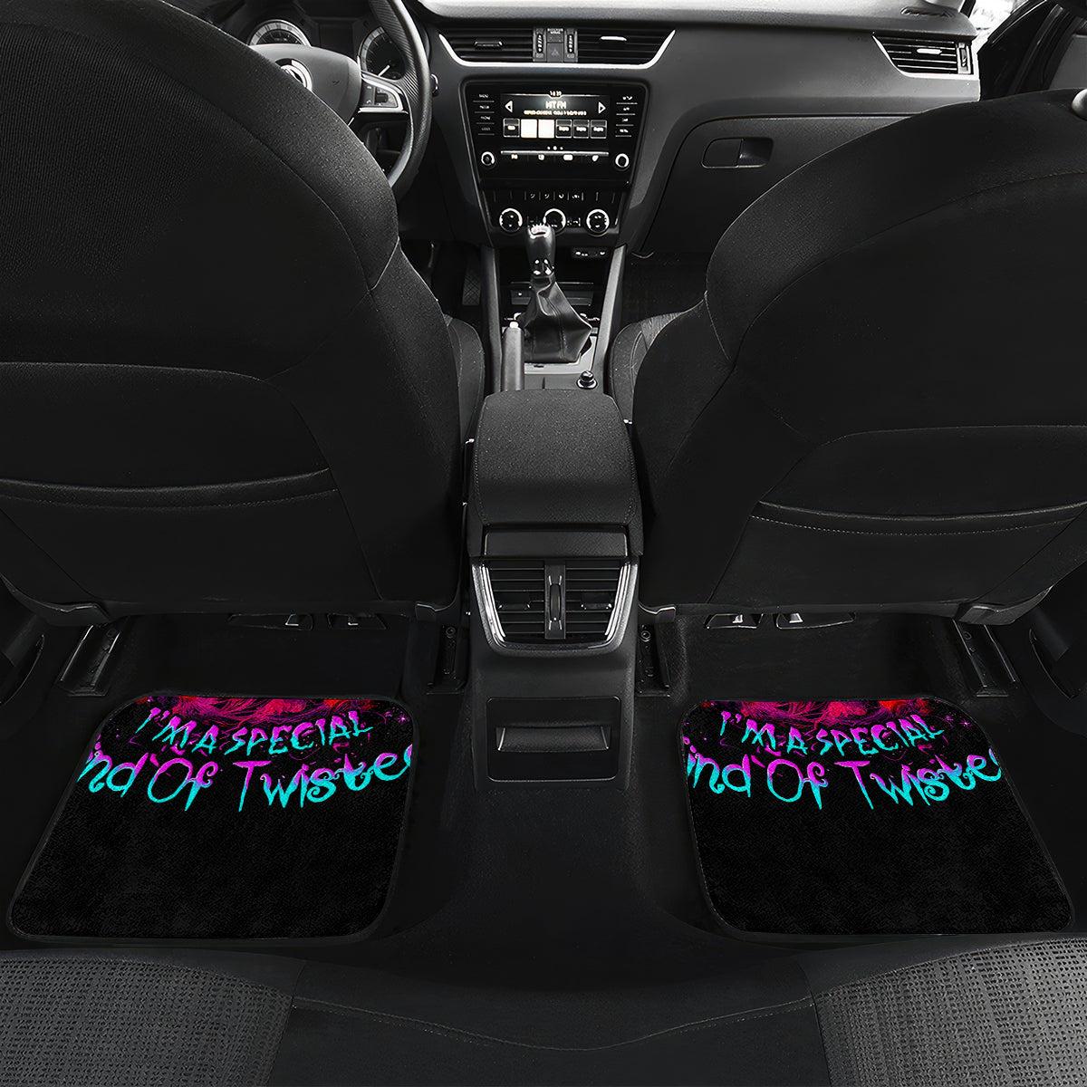 Witch Pumkin Skull Car Mats Don't Try To Figure Me Out I'm A Special - Wonder Print Shop