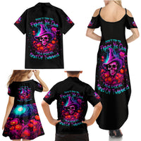 Witch Pumkin Skull Family Matching Summer Maxi Dress and Hawaiian Shirt Don't Try To Figure Me Out I'm A Special - Wonder Print Shop