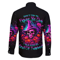 Witch Pumkin Skull Family Matching Summer Maxi Dress and Hawaiian Shirt Don't Try To Figure Me Out I'm A Special - Wonder Print Shop