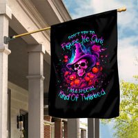Witch Pumkin Skull Garden Flag Don't Try To Figure Me Out I'm A Special - Wonder Print Shop