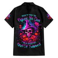Witch Pumkin Skull Hawaiian Shirt Don't Try To Figure Me Out I'm A Special - Wonder Print Shop
