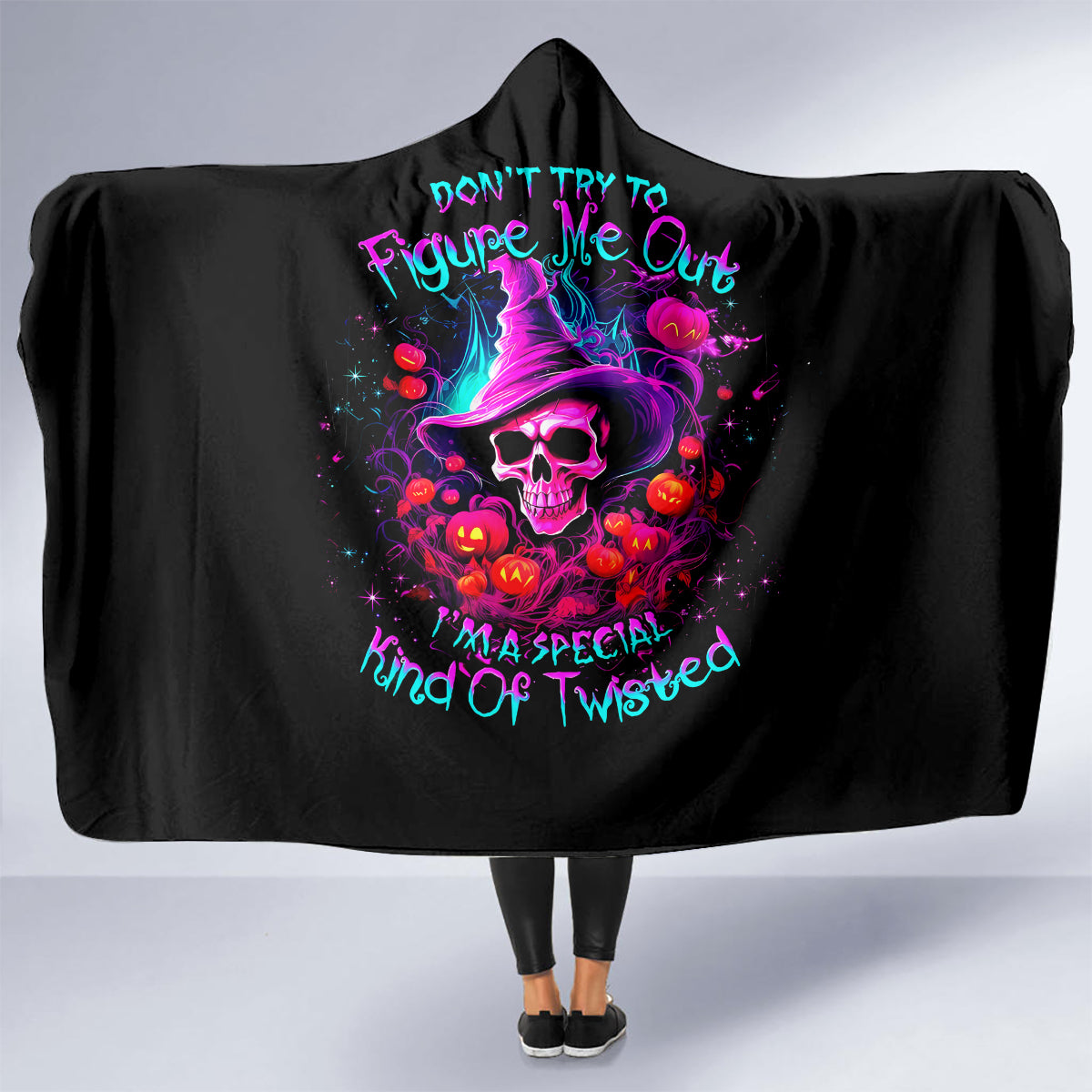 witch-pumkin-skull-hooded-blanket-dont-try-to-figure-me-out-im-a-special