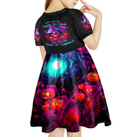 Witch Pumkin Skull Kid Short Sleeve Dress Don't Try To Figure Me Out I'm A Special - Wonder Print Shop