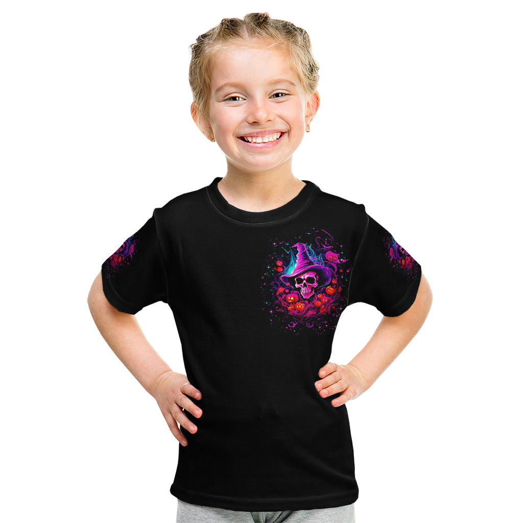 Witch Pumkin Skull Kid T Shirt Don't Try To Figure Me Out I'm A Special - Wonder Print Shop
