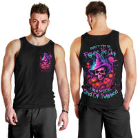 Witch Pumkin Skull Men Tank Top Don't Try To Figure Me Out I'm A Special - Wonder Print Shop
