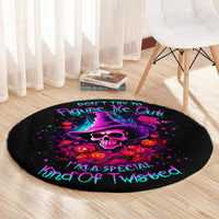 witch-pumkin-skull-round-carpet-dont-try-to-figure-me-out-im-a-special