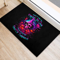 Witch Pumkin Skull Rubber Doormat Don't Try To Figure Me Out I'm A Special - Wonder Print Shop