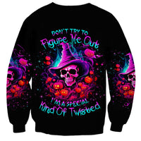 Witch Pumkin Skull Sweatshirt Don't Try To Figure Me Out I'm A Special - Wonder Print Shop