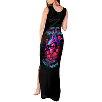 Witch Pumkin Skull Tank Maxi Dress Don't Try To Figure Me Out I'm A Special - Wonder Print Shop