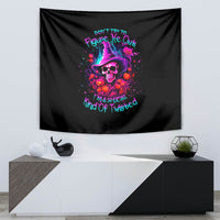 Witch Pumkin Skull Tapestry Don't Try To Figure Me Out I'm A Special - Wonder Print Shop