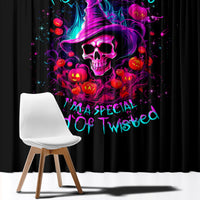Witch Pumkin Skull Window Curtain Don't Try To Figure Me Out I'm A Special - Wonder Print Shop