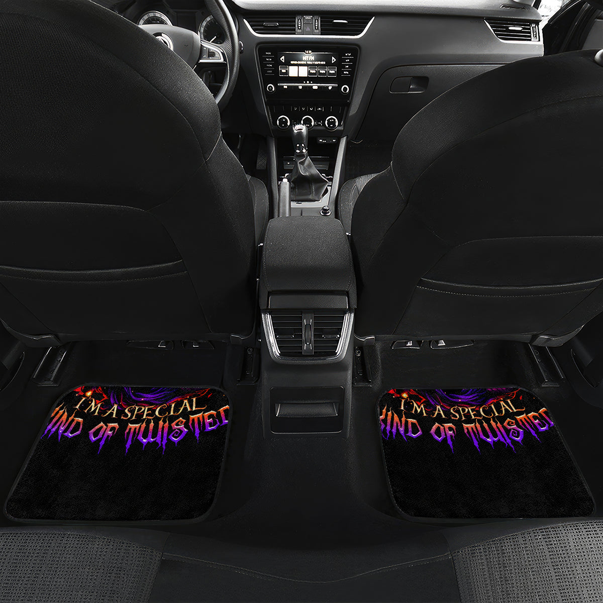 Wizard Skull Halloween Car Mats Don't Try To Figure Me Out I'm A Special - Wonder Print Shop