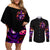 Wizard Skull Halloween Couples Matching Off Shoulder Short Dress and Long Sleeve Button Shirt Don't Try To Figure Me Out I'm A Special - Wonder Print Shop