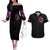 Wizard Skull Halloween Couples Matching Off The Shoulder Long Sleeve Dress and Hawaiian Shirt Don't Try To Figure Me Out I'm A Special - Wonder Print Shop