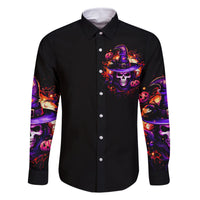 Wizard Skull Halloween Family Matching Off Shoulder Maxi Dress and Hawaiian Shirt Don't Try To Figure Me Out I'm A Special - Wonder Print Shop