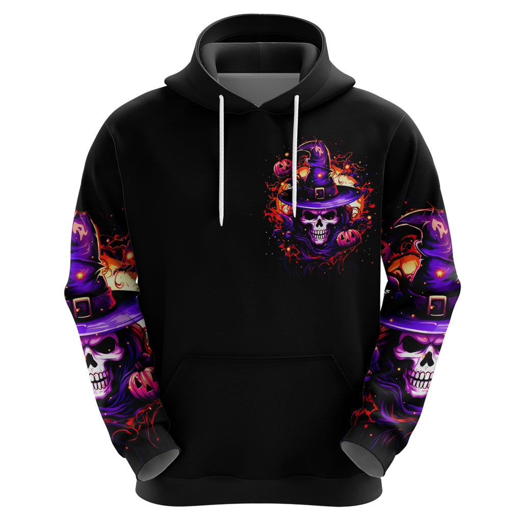 Wizard Skull Halloween Hoodie Don't Try To Figure Me Out I'm A Special - Wonder Print Shop