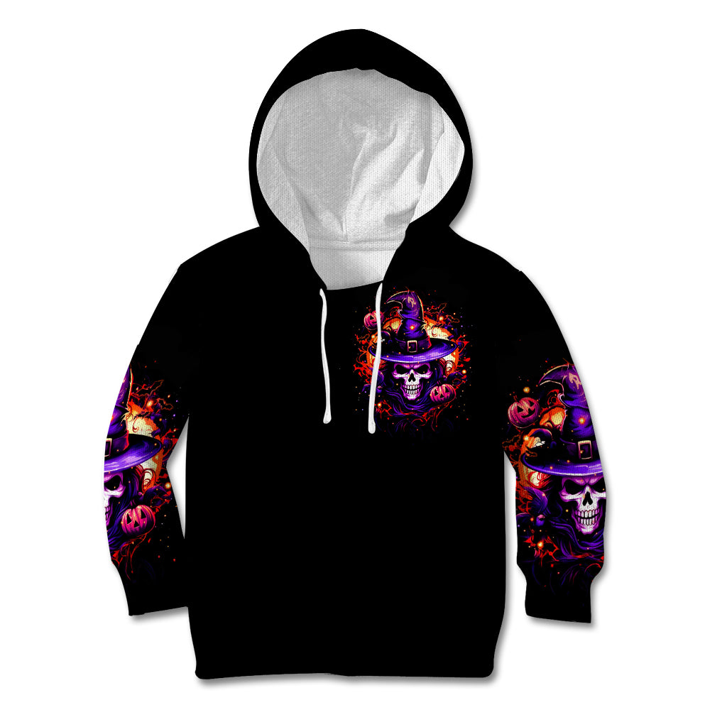 Wizard Skull Halloween Kid Hoodie Don't Try To Figure Me Out I'm A Special - Wonder Print Shop