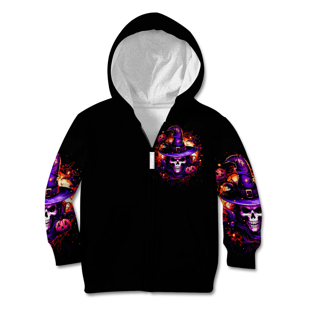 Wizard Skull Halloween Kid Hoodie Don't Try To Figure Me Out I'm A Special - Wonder Print Shop