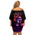 Wizard Skull Halloween Off Shoulder Short Dress Don't Try To Figure Me Out I'm A Special - Wonder Print Shop