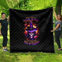 Wizard Skull Halloween Quilt Don't Try To Figure Me Out I'm A Special - Wonder Print Shop